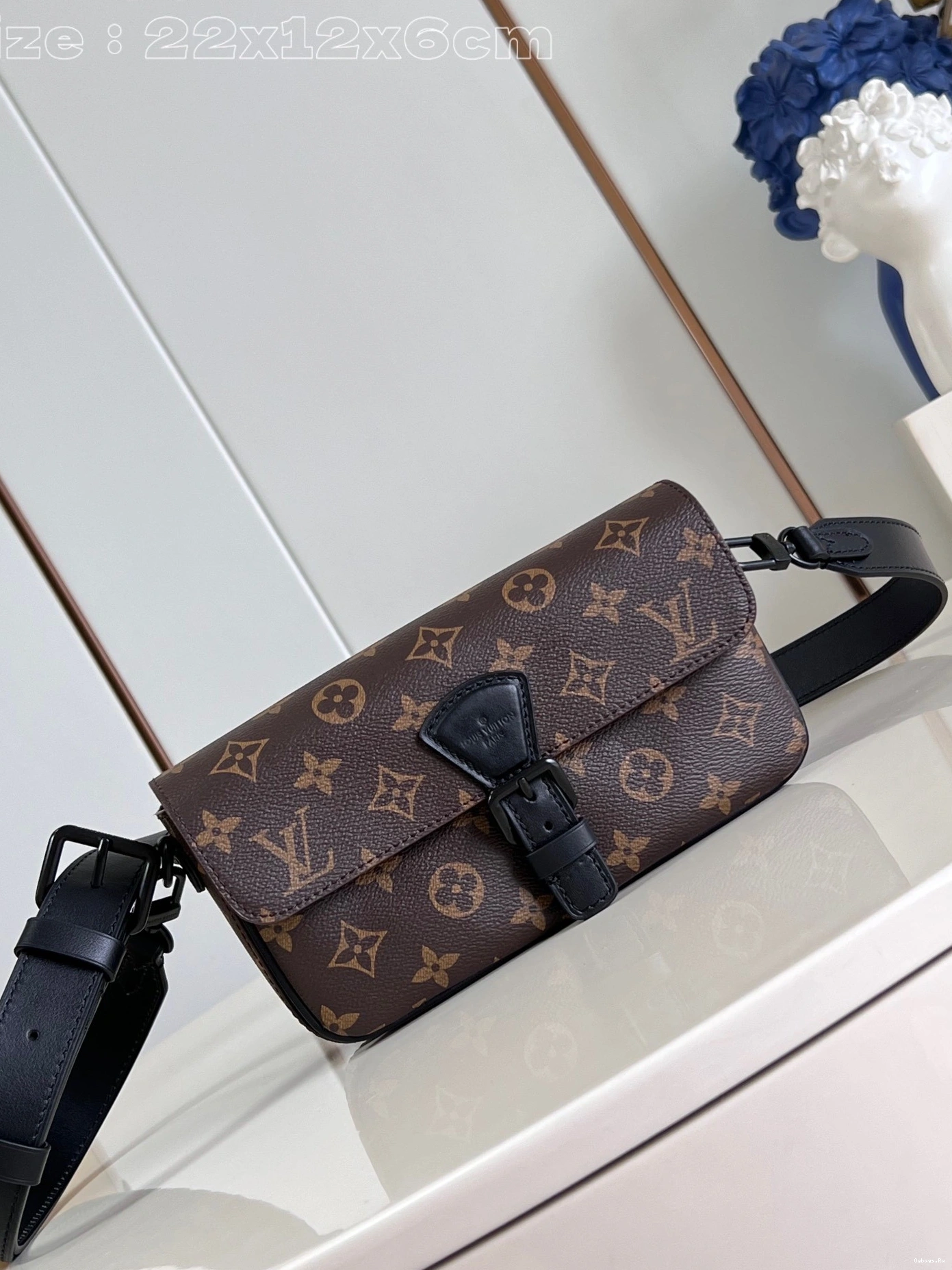 LOUIS VUITTON Wallet Montsouris Wearable 0104